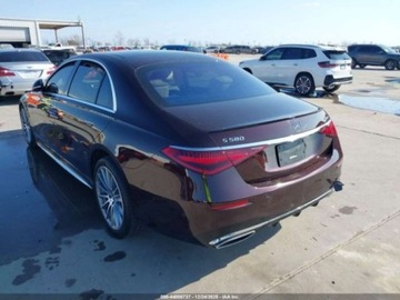 Mercedes Klasa S W223/V223 2023 Mercedes-Benz Klasa S MERCEDES-BENZ S 580 4MATIC 4.0 Benzyna 496KM, zdjęcie 4