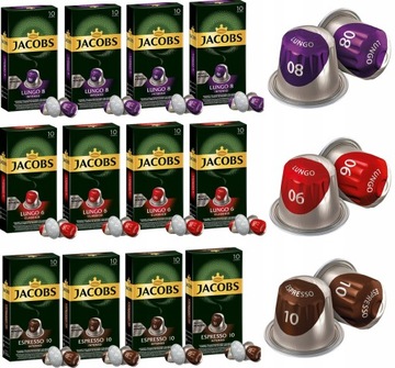 KAWA NESPRESSO JACOBS LUNGO ESPRESSO ZESTAW 120szt