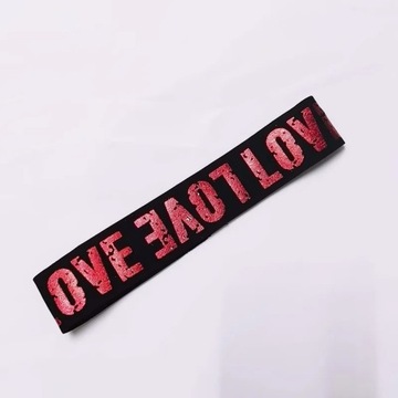 Children Boys Absorb Sweat Letter Love Sports Headband Hip Hop Elastic