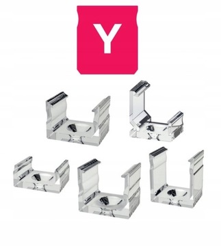 МОНТАЖНЫЙ КРОНШТЕЙН ДЛЯ СВЕТОДИОДНОГО ПРОФИЛЯ LUMINES Y-ТИПА