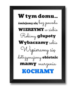 Obrazy z napisami tekstami napisami na ścianę