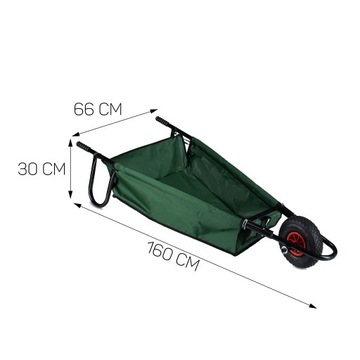 СКЛАДНАЯ САДОВАЯ тачка METCOR 90L TC1000B