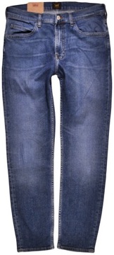 LEE spodnie SKINNY regular BLUE jeans LUKE _ W32 L32