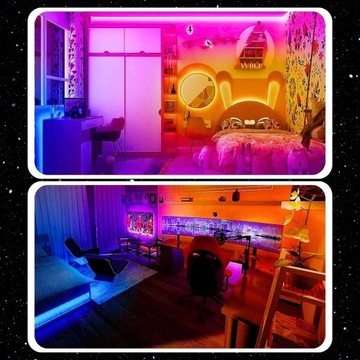 СВЕТОДИОДНАЯ ЛЕНТА RGB ДЛИНА 5 м ВОДОНЕПРОНИЦАЕМАЯ СВЕТОДИОДНАЯ ЛЕНТА ЦВЕТНЫЕ НЕОНЫ С ПУЛЬТОМ ПУЛЬТА 12 В