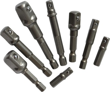 REDUKCJE ADAPTERY NASADEK DO WKRĘTARKI 1/2 1/4 3/8