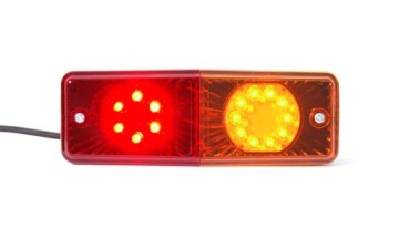 LAMPA TYLNA ZESPOLONA 12/24V LED WAŚ 487 W072 DIODOWA PRZYCZEPKI NACZEPY