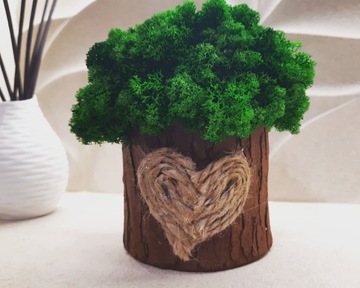 УКРАШЕНИЕ МОХ ХРОБОТЕК ВЕДРО УКРАШЕНИЕ ДОМА