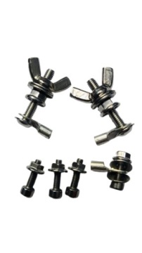 Zestaw nierdzewnych elementów złącznych do budowy BAL-UNA