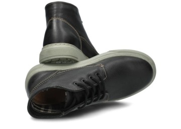 NAGABA 050 BLACK RUSTIC - ЖЕНСКИЕ САПОГИ - РАЗМЕР 41