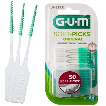 GUM ORIGINAL CZYŚCIKI MIĘDZYZĘBOWE M MEDIUM 50 SZT