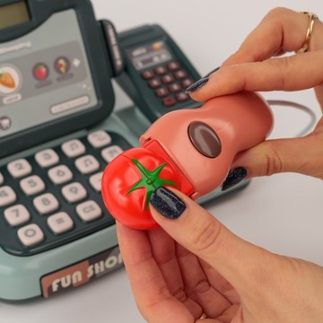 КАССОВЫЙ АППАРАТ МАГАЗИНА ИНТЕРАКТИВНЫЙ СКАНЕР ЖК-ДИСПЛЕЙ ЗВУКОВЫЕ АКСЕССУАРЫ