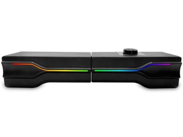 Комплект компьютерных колонок Soundbar со светодиодной подсветкой и RGB Media-tech Aragor 2.0 8 Вт