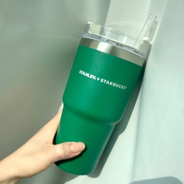 КРУЖКА ДЛЯ ТЕРМАЛЬНОЙ ВОДЫ STARBUCKS STANLEY ICEFLOW, 591 МЛ, ЗЕЛЕНАЯ