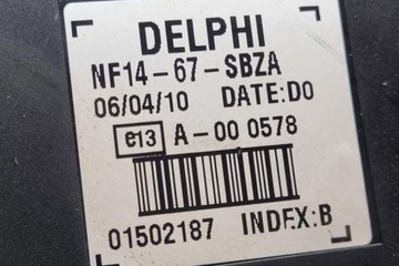 SIRÉNA ALARMU MAZDA CX-7 (ER) NF1467SBZA 2.2L DIESEL 127KW 2010