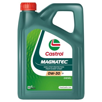 OLEJ CASTROL 0W30 4L MAGNATEC D / C2 / DPF / WSS-M2C950-A / PO 2015R.