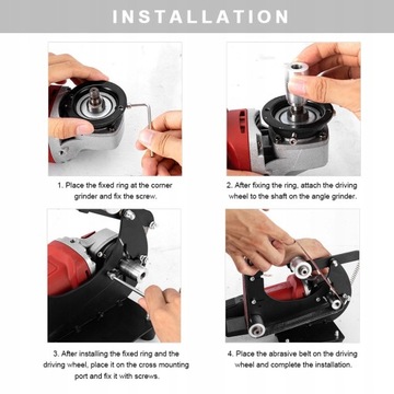 Адаптерная насадка для шлифовальной ленты