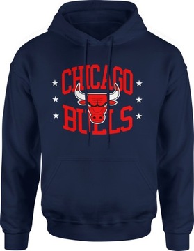 CHICAGO BULLS JORDAN MICHAEL NBA BLUZA MĘSKA ROZ L Z KAPTUREM DRESOWA