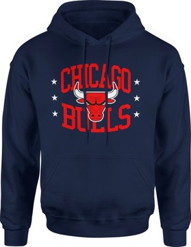 CHICAGO BULLS JORDAN MICHAEL NBA BLUZA MĘSKA XXL Z KAPTUREM DRESOWA NADRUK