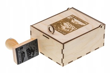 Pieczątka EX LIBRIS 50x30 z pudełkiem - PREZENT