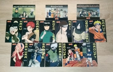 Karty Naruto Panini zestaw 67 różnych kart