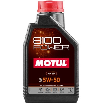 MOTUL 8100 POWER 5W50 1L SPORT ESTER 100% SYNTETYK