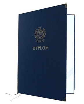 Okładka na dyplom z ORŁEM i napisem DYPLOM A4 1szt