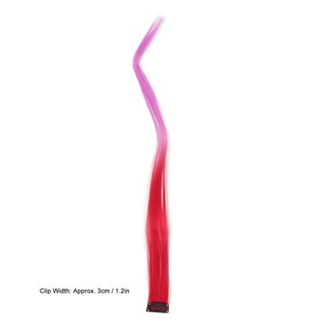 10 шт. Цветные зажимы для волос Gradient Long