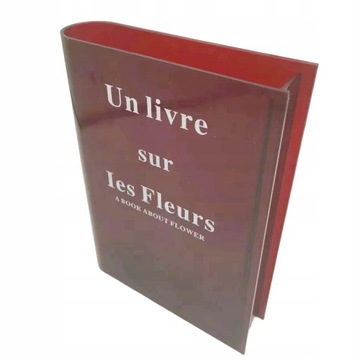 Acrylic Book Vase Unique Aesthetic Room Decor