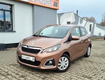 Peugeot 108 2015 Peugeot 108 1,0 70KM Benzyna 5-Drzwi Klima Led Serwis Benzyna 70KM