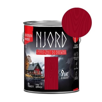 NJORD Impregnat do drewna - domek rybaka 5L