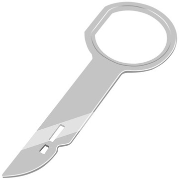 KLUCZ / WYJMAK DO WYCIĄGANIA RADIA SAMOCHODOWEGO