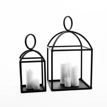 ФОНАРИ ЧЕРНЫЕ МЕТАЛЛИЧЕСКИЕ НАБОР ДЛЯ ГОСТИНОЙ LOFT СВАРНЫЕ МОЩНЫЕ ФОНАРИ