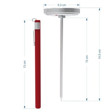 Termometr do pieczenia mięs 0°C +120°C BIOWIN