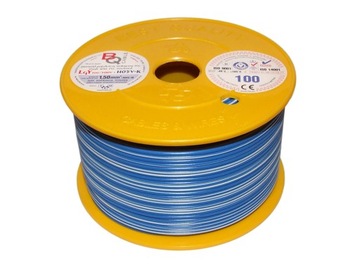 Przewód LGY/H05V-K 1,50 mm2 100m Niebiesko-Biały