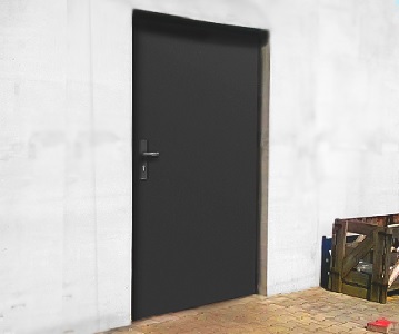 ДВЕРИ ВХОДНЫЕ МЕТАЛЛИЧЕСКИЕ ТЕХНИЧЕСКИЕ ИЗОЛИРОВАННЫЕ, УРАН+, АНТРАЦИТ 90, ПРАВЫЕ