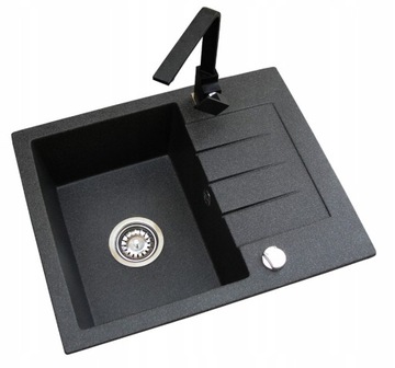 zlewozmywak GRANITOWY Bateria Granitowa SYFON AUTO