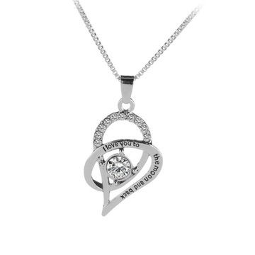 Колье в форме сердца с любовным мотивом Подарки маме от дочки ко Дню матери от Elegant Women