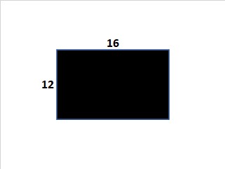 Uszczelka płaskownik piankowy 12x16