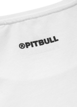 Damska Koszulka Basic Pitbull Slim Fit Small Logo T-Shirt Bawełniany Klasyk