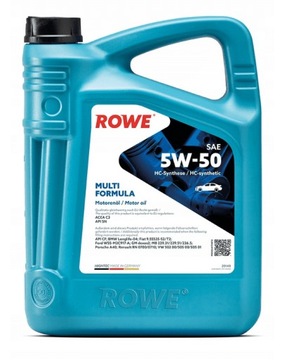 OLEJ ROWE HIGHTEC MULTI FORMULA SAE 5W50 5l +GRATI