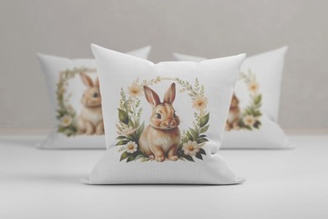 POSZEWKA POSZEWKI NA PODUSZKĘ ŚWIĘTA WIOSNA WIELKANOC DO DOMU - PREMIUM -