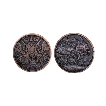 MITOLOGIA CTHULHU ZESTAW 12 METALOWYCH MONET LARP RPG