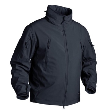 Мужская куртка SOFTSHELL GUNFIGHTER HELIKON WATERROR RESISTANT COAT Navy Blue