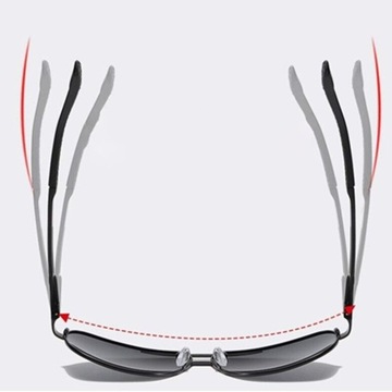 OKULARY MĘSKIE PRZECIWSŁONECZNE POLARYZACYJNE OKULARY SŁONECZNE UNISEX UV
