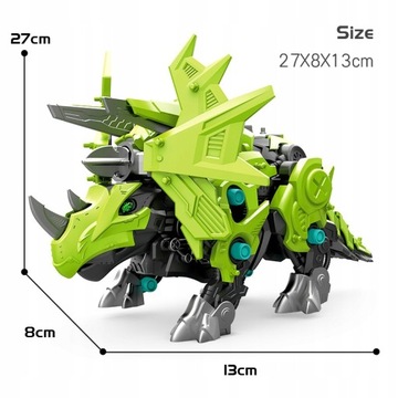 Symulacyjny mechaniczny model dinozaura
