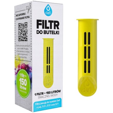 Filtr wkład do butelki Dafi SOLID SOFT 1 szt Żółty