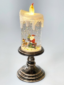 РОЖДЕСТВЕНСКАЯ ЛАМПА, СВЕЧА СВЕТОДИОДНАЯ, РЫБЫ САНТА