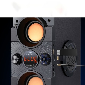 Портативная Bluetooth-колонка Feegar для караоке + микрофон