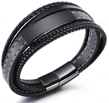 Bransoletka dla MĘŻA taty BRATA GRAWER prezent