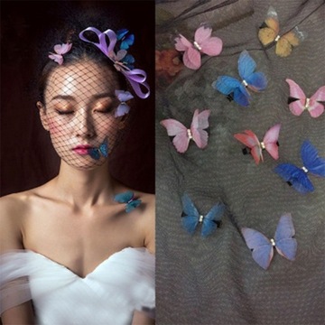 ВОЛОСЫ FAIRY STYLE С МОТИВОМ БАБОЧКИ 18 ШТ.